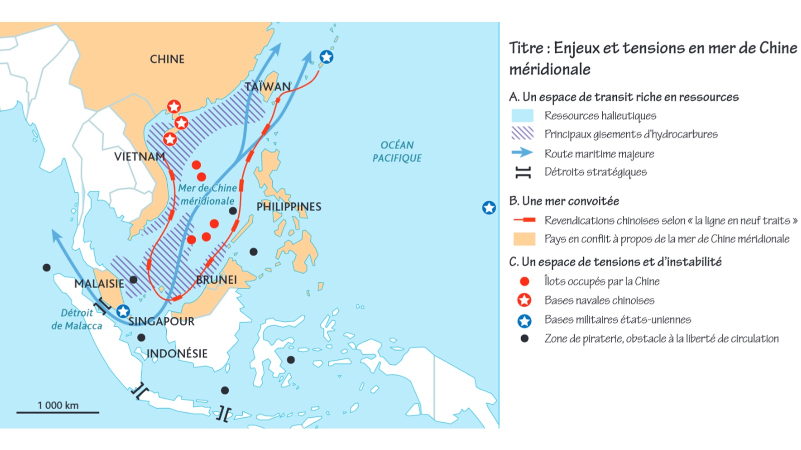 Carte Mers Et Océans Vecteurs Essentiels De La Mondialisation